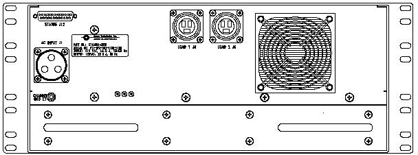 <br />ETI0001-2258 Rugged MilSpec UPS Standard Rear Panel Layout