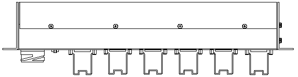 Rugged 1U Remote Distribution Unit Top View